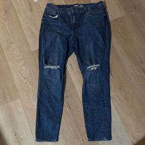 Old Navy Dark Blue Rockstar Jeans